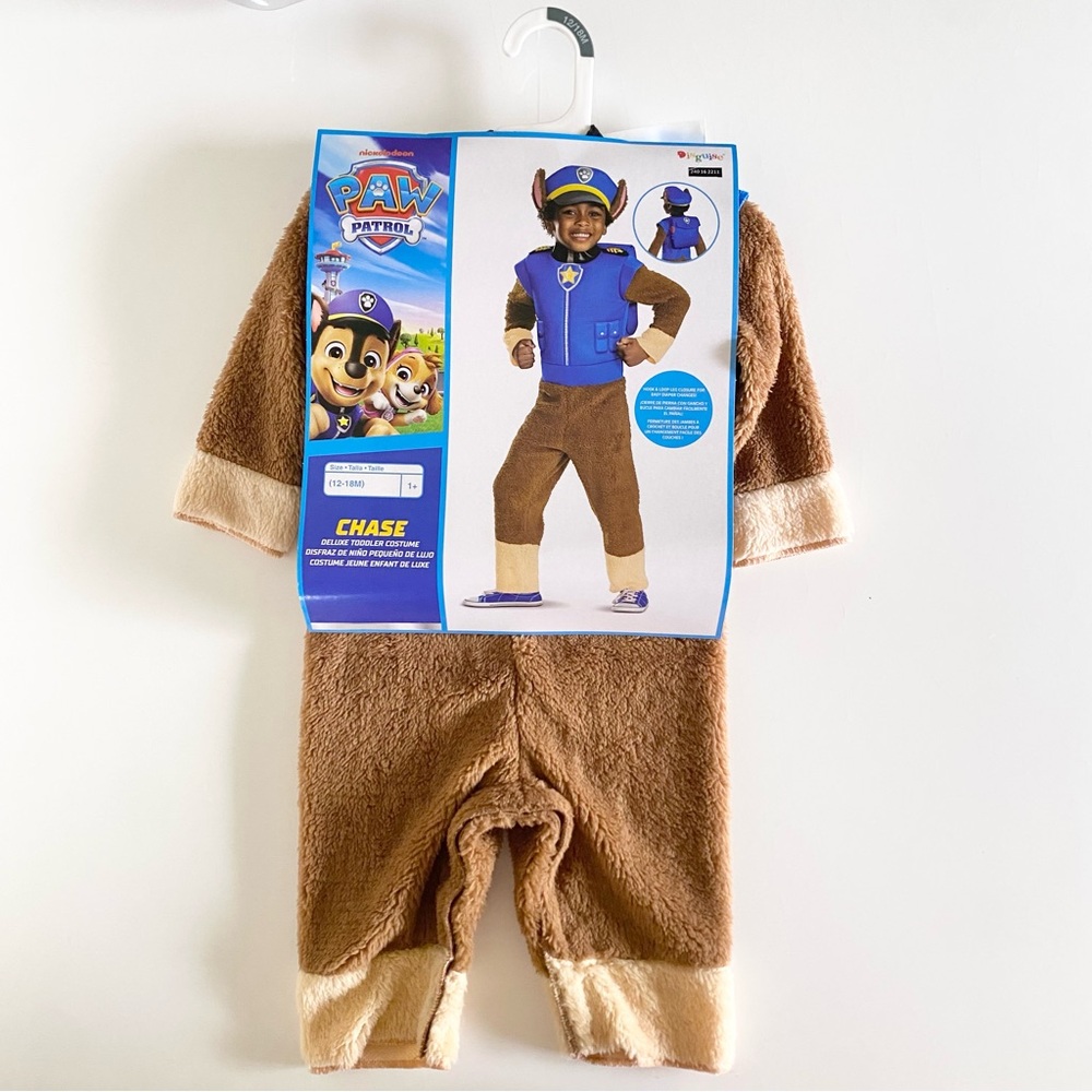 NEW Paw Patrol Chase Dog Kids Costume in Size 12-18M
